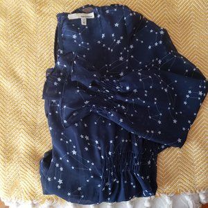 June & Hudson Asymmetric Constellation Maxi Dress